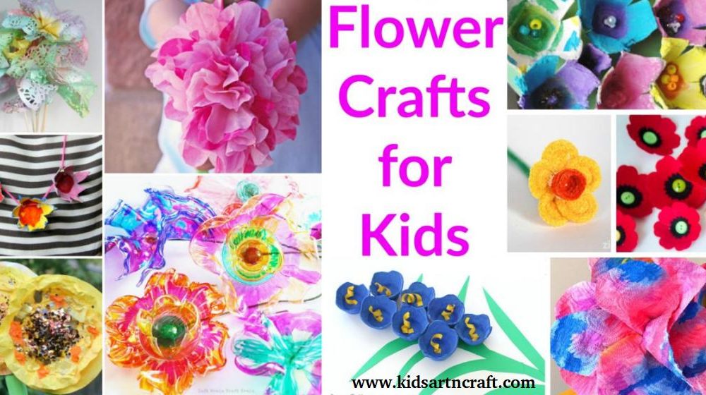 15 Beautiful Flower Crafts for Kids - Kids Art & Craft