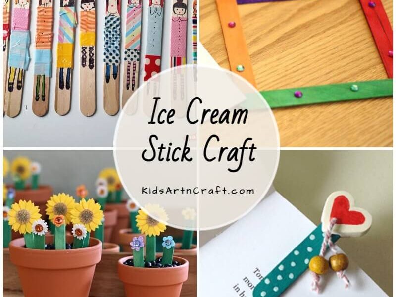 Ice Cream Stick Craft Ideas For Kids