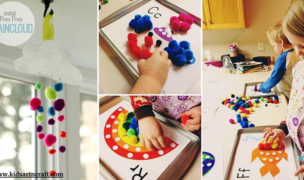 15 Lovely Pom Pom crafts for kids