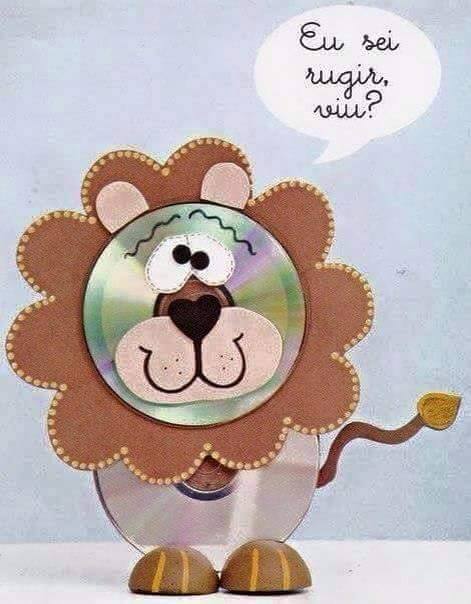 Fun Activities: Old CD Animal Crafts for Kids - Kids Art &amp; Craft