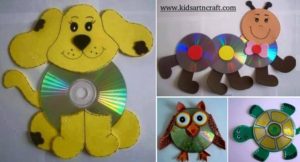 Fun Activities: Old CD Animal Crafts for Kids - Kids Art & Craft