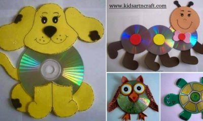 Fun Activities: Old CD Animal Crafts for Kids