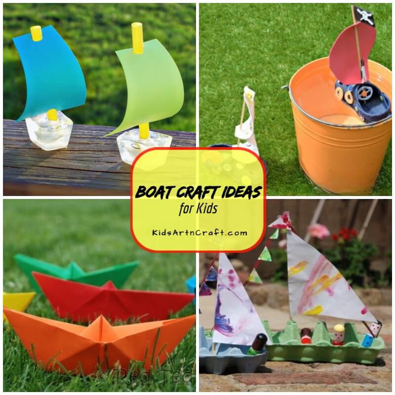 Lovely and Easy Boat Crafts for Kids