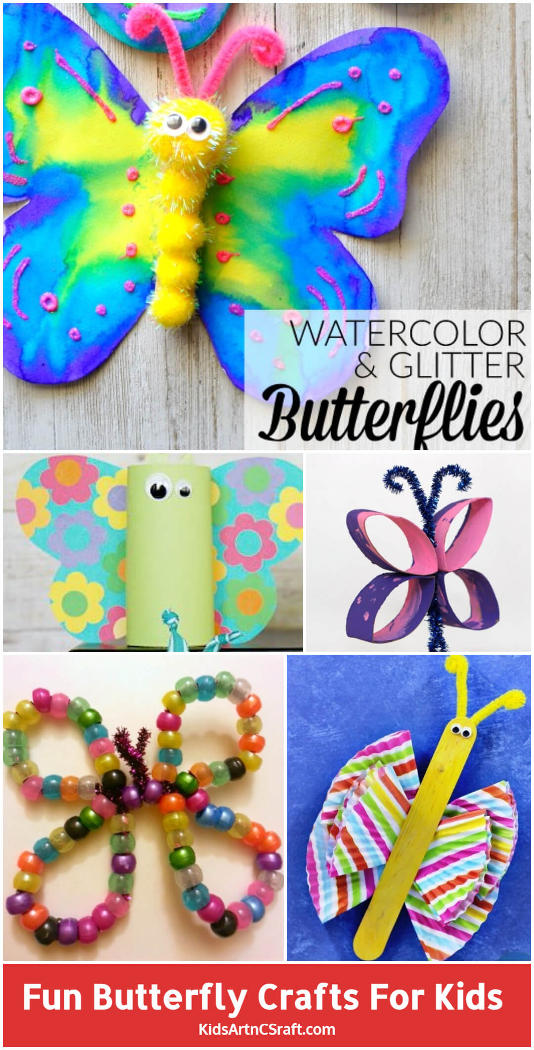 Easy Kids Fun Butterfly Craft