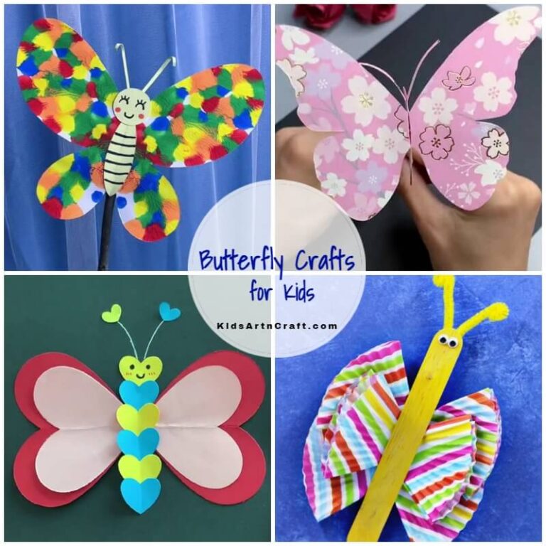 Butterfly Crafts for Kids - Kids Art & Craft