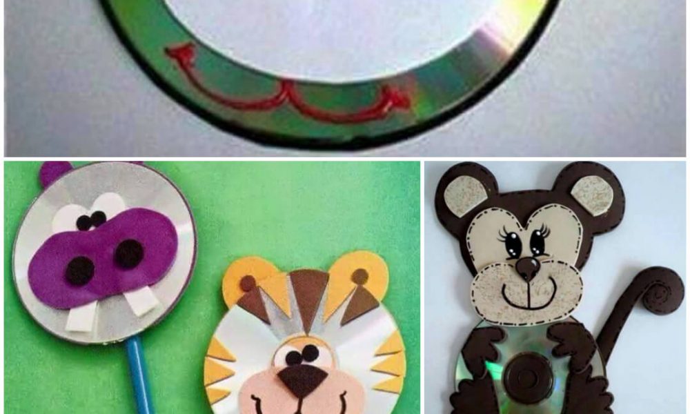 Fun Activities: Old CD Animal Crafts for Kids - Kids Art & Craft