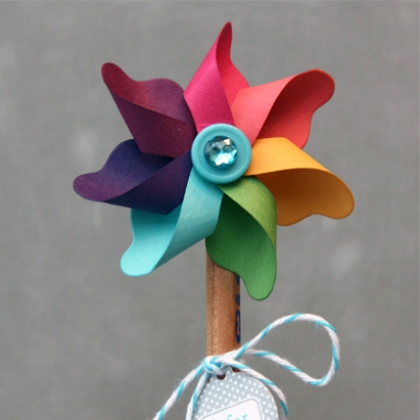 Soft foam windmill pencil decoration crafts