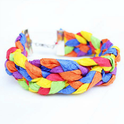 DIY Bracelets For Kids Paper Streamers Bracelets