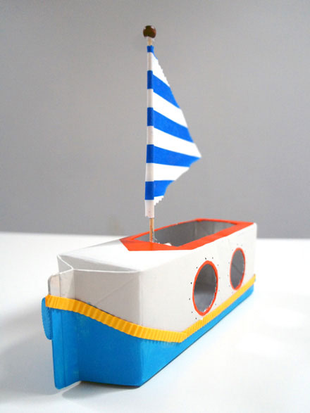 sailboat art craft