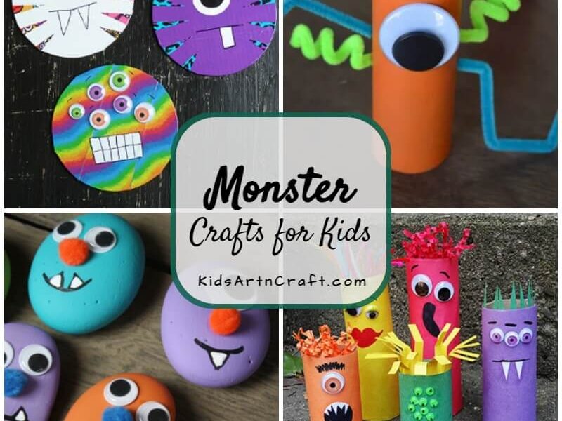 Crazy Monster Crafts for Kids