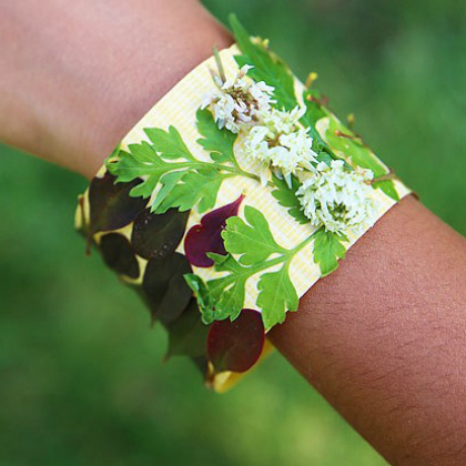 DIY Bracelets For Kids Nature Craft Bracelets for kids
