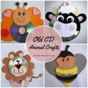 Fun Activities: Old CD Animal Crafts for Kids - Kids Art &amp; Craft
