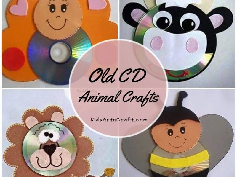 Fun Activities: Old CD Animal Crafts for Kids