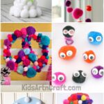 Pom Pom Crafts And Activities For Kids - Kids Art & Craft