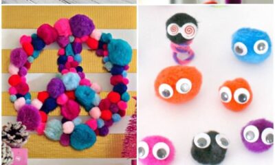 Pom Pom Crafts And Activities For Kids - Kids Art & Craft
