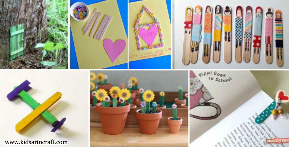 20 Lovely and Fun Popsicle Stick Crafts for Kids!