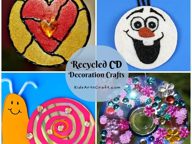 DIY | Old CD Craft Ideas | old cd wall hanging | Easy recycled project |  Craft with cd - YouTube