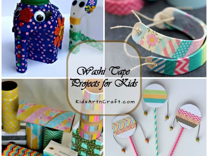DIY Creative Washi Tape Projects for Kids