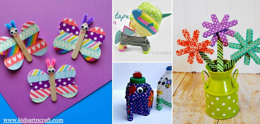 24 DIY Creative Washi Tape Projects for Kids