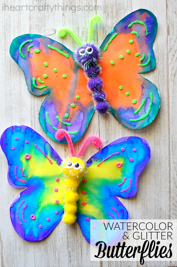 DIY Gorgeous Butterfly Craft for Preschoolers and Toddlers