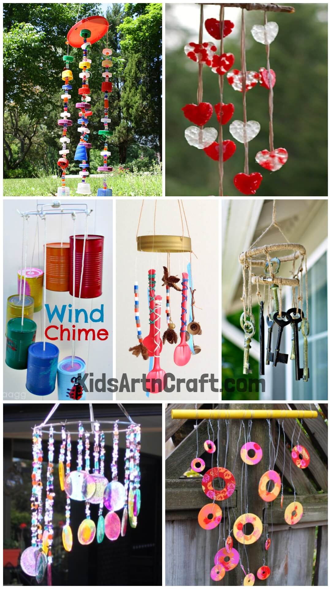 DIY Homemade Wind Chimes Crafts for Kids