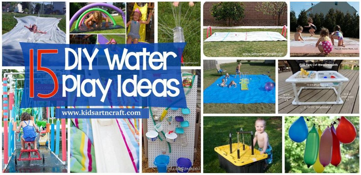 DIY Easy Water Play Activities for kids