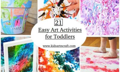 21 Easy Art Activities For Toddlers