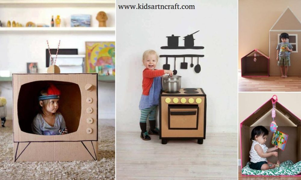 Amazing Things Parents Made for Their Kids With a Cardboard Box