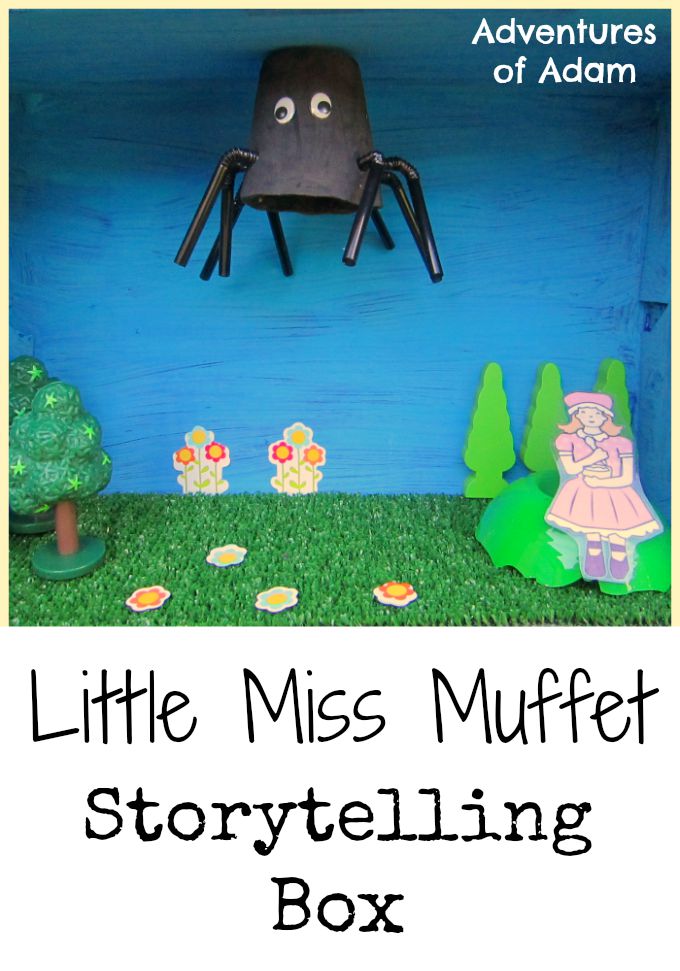 Little Miss Muffet Storytelling Box