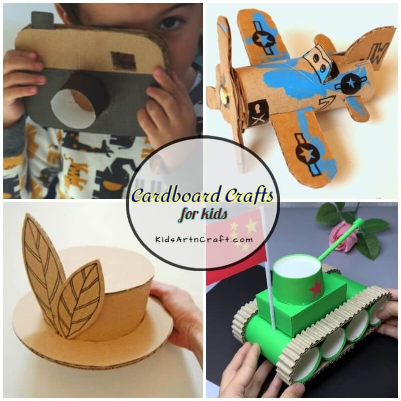 Easy to make Cardboard crafts for kids