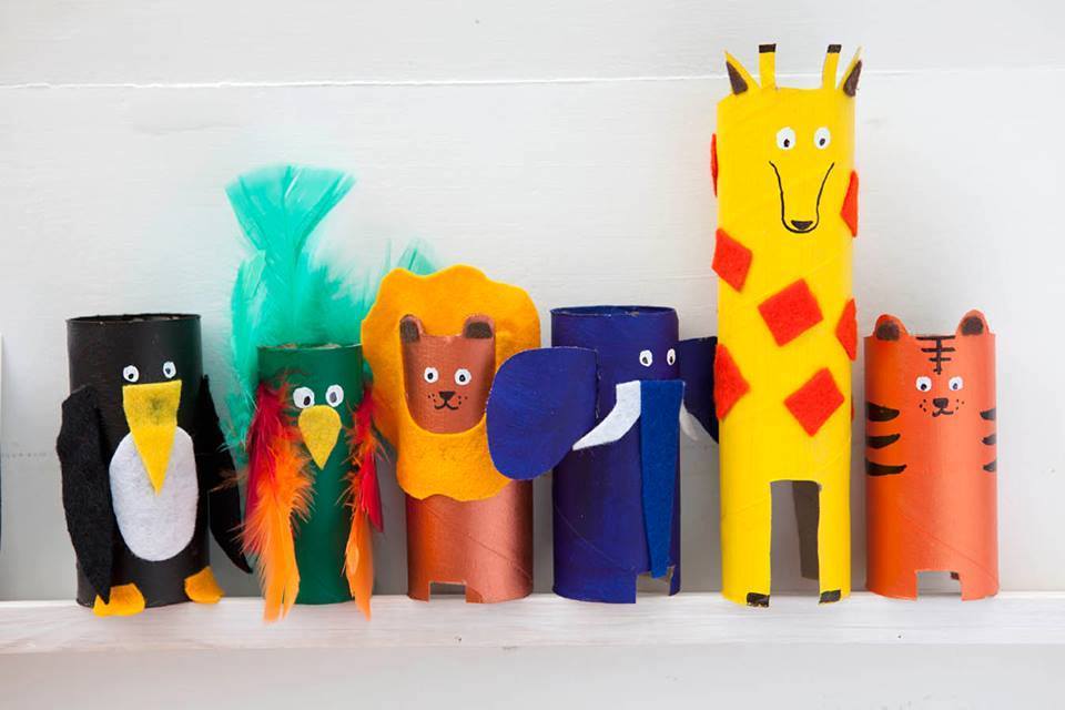 Toilet Paper Roll Animal Craft For Toddler