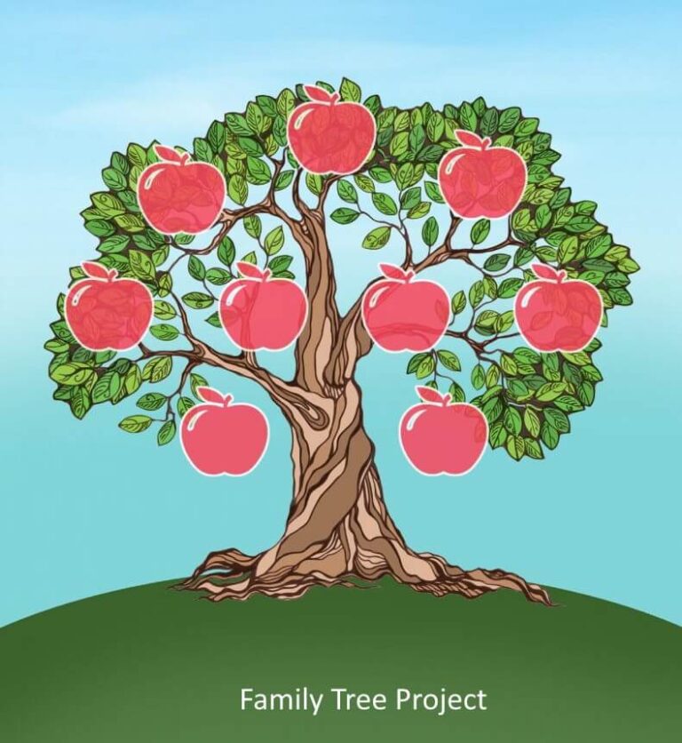 Family Tree For Kids Project DIY Ideas for School Children Kids Art