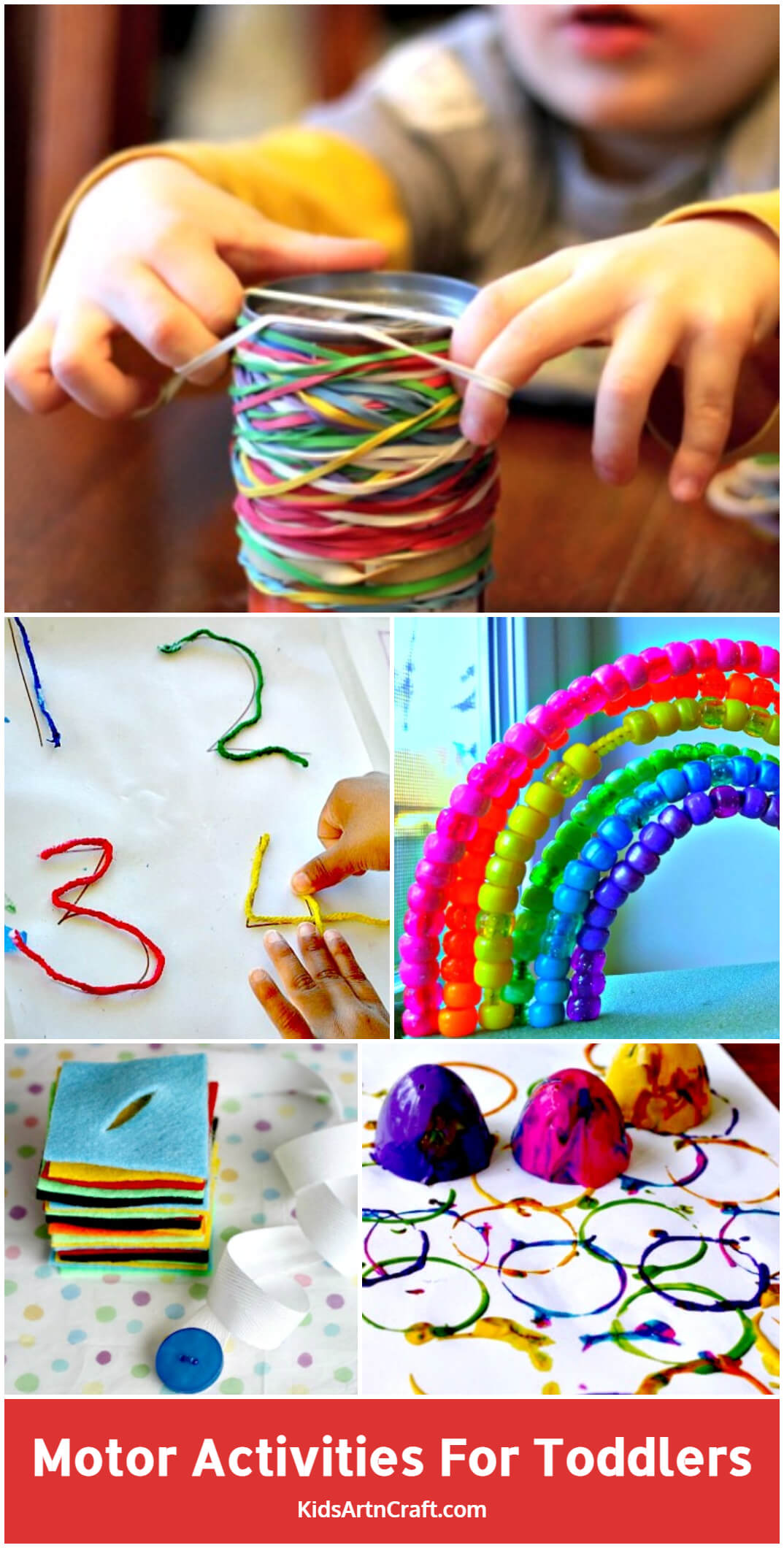 10+ Fine Motor Activities for Toddlers - Kids Art & Craft