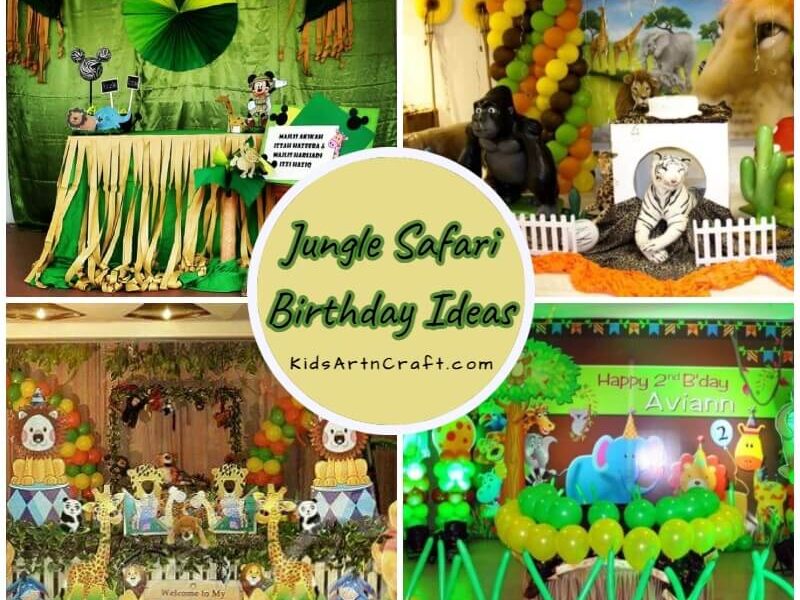Jungle Safari Theme Birthday Party Ideas