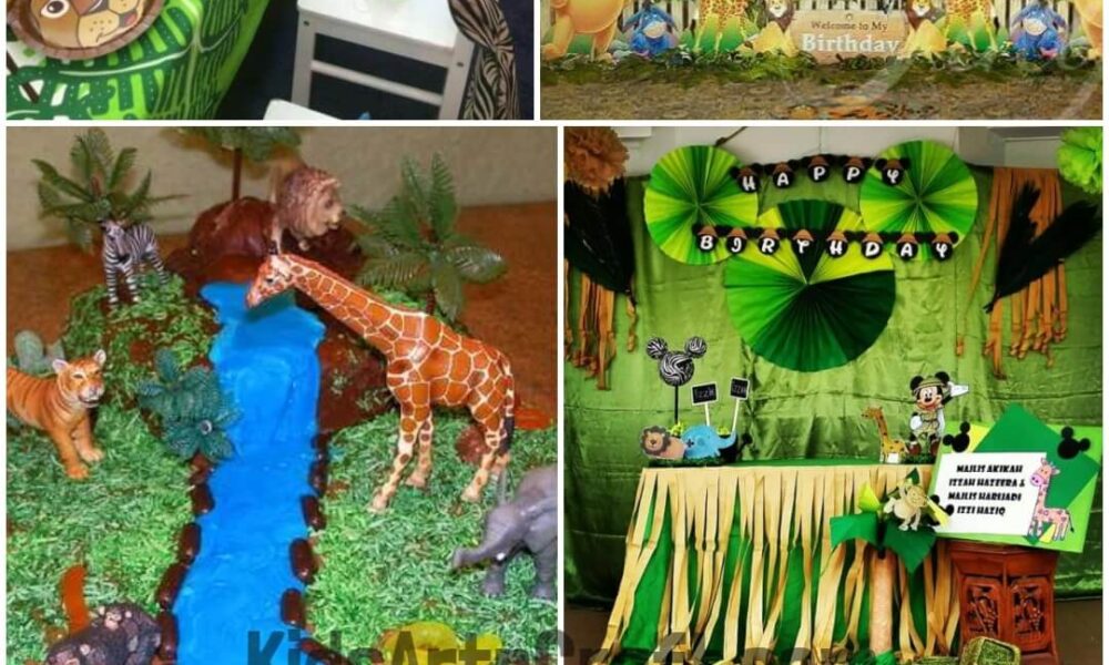 Jungle Safari Theme Birthday Party Ideas