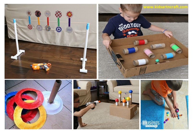 Easy Recycling Crafts & Game Activities for Kids
