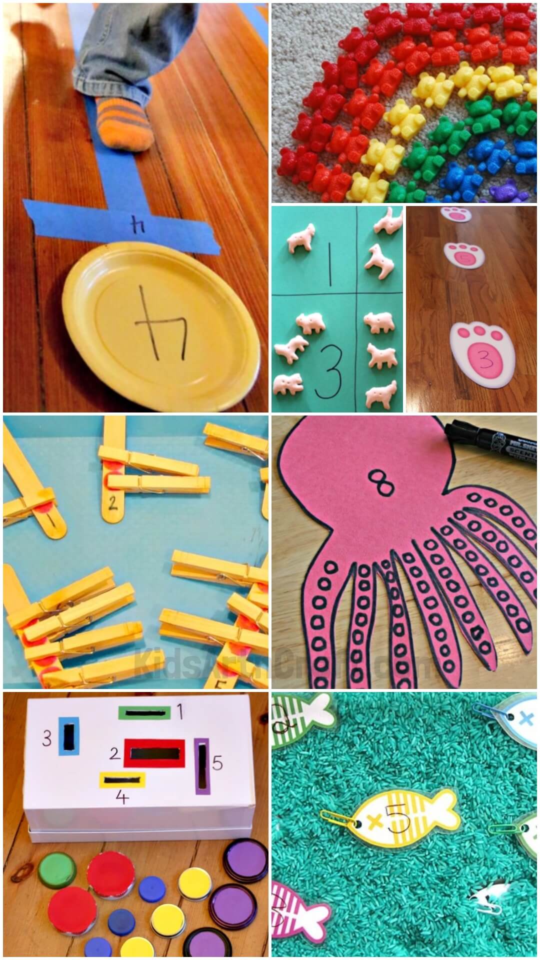 Number Learning Activities For Kids