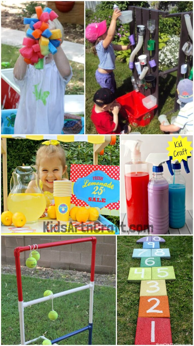 20+ Simple Outdoor Activities for Kids - Kids Art & Craft