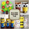 Easy Toddler Crafts using Toilet Paper Rolls