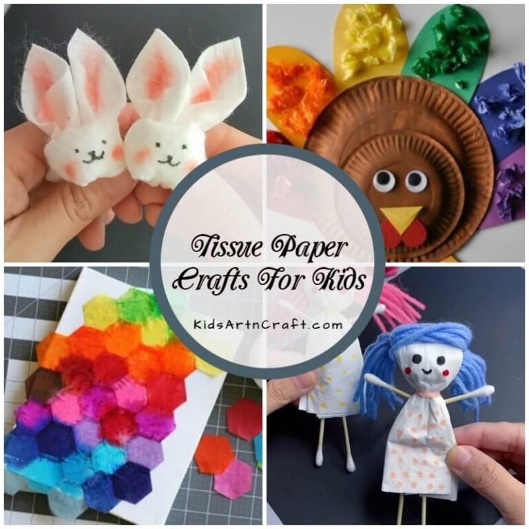 Easy Tissue Paper Crafts For Kids - Kids Art & Craft