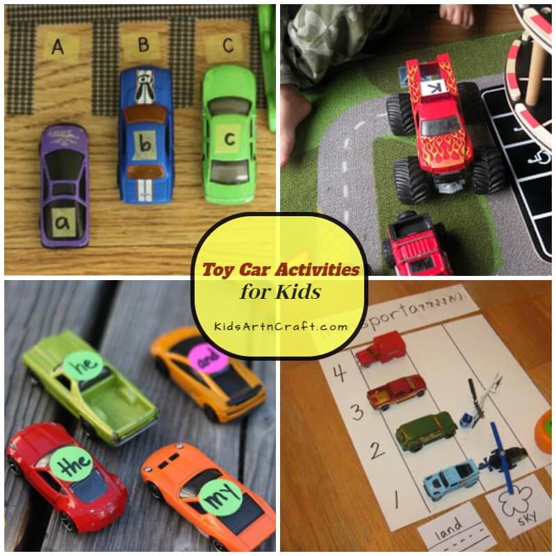 Toy Car Activities for Kids