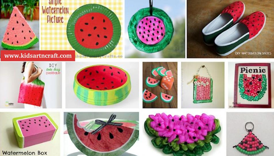 20+ Watermelon Crafts and DIY Projects for Kids