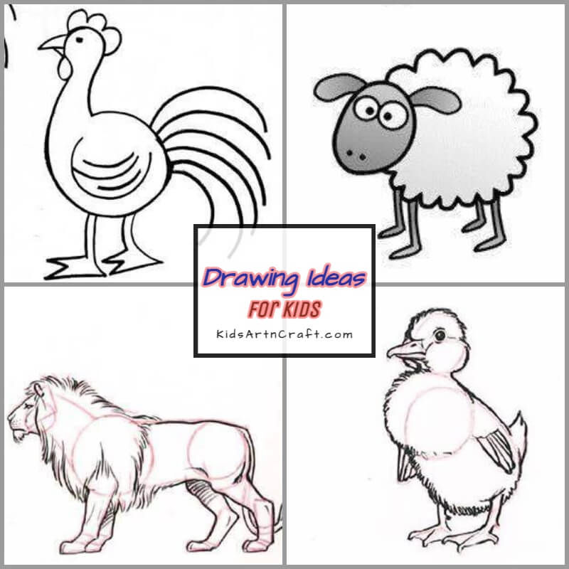 Learn to draw your kids with these ideas - Step by step