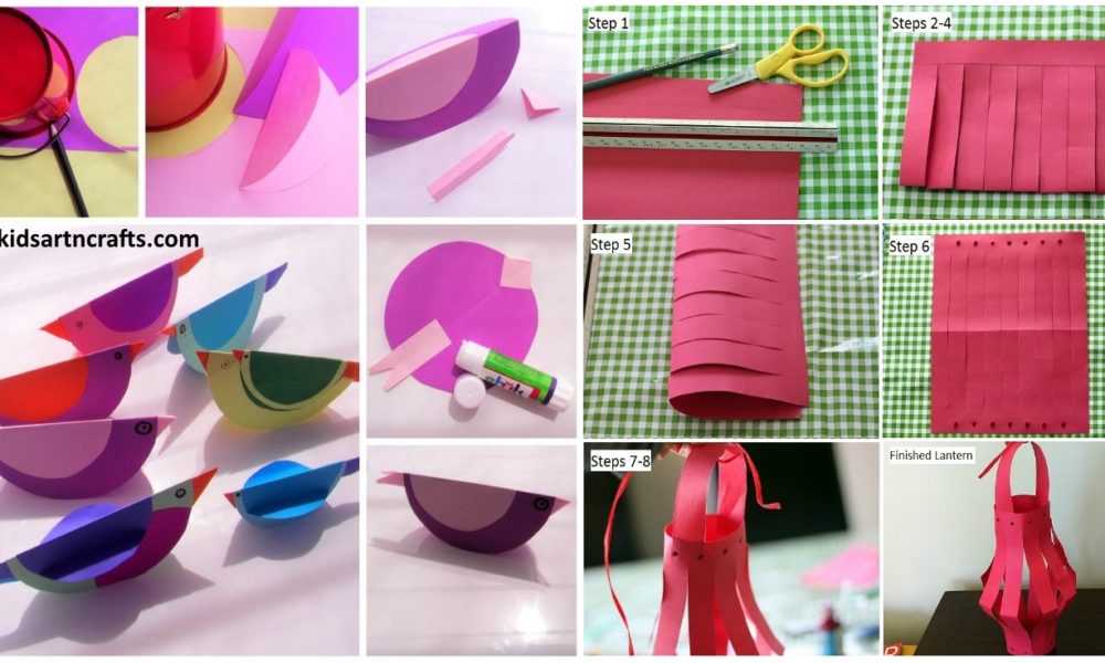 30+ Step by Step Paper Crafts Ideas for Kids