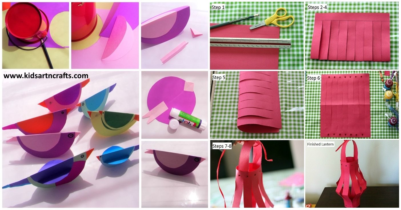 30+ Step by Step Paper Crafts Ideas for Kids