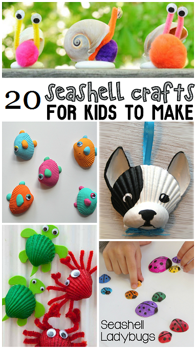 20 Adorable Seashell Fun Craft Ideas for Kids