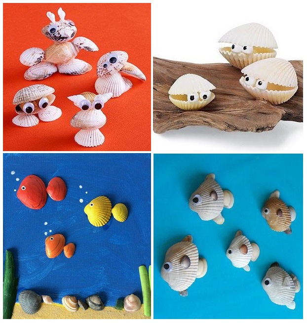 20 Adorable Seashell Fun Craft Ideas for Kids Kids Art & Craft