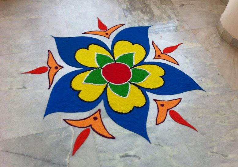 Easy & Creative Rangoli Designs for Kids Kids Art & Craft