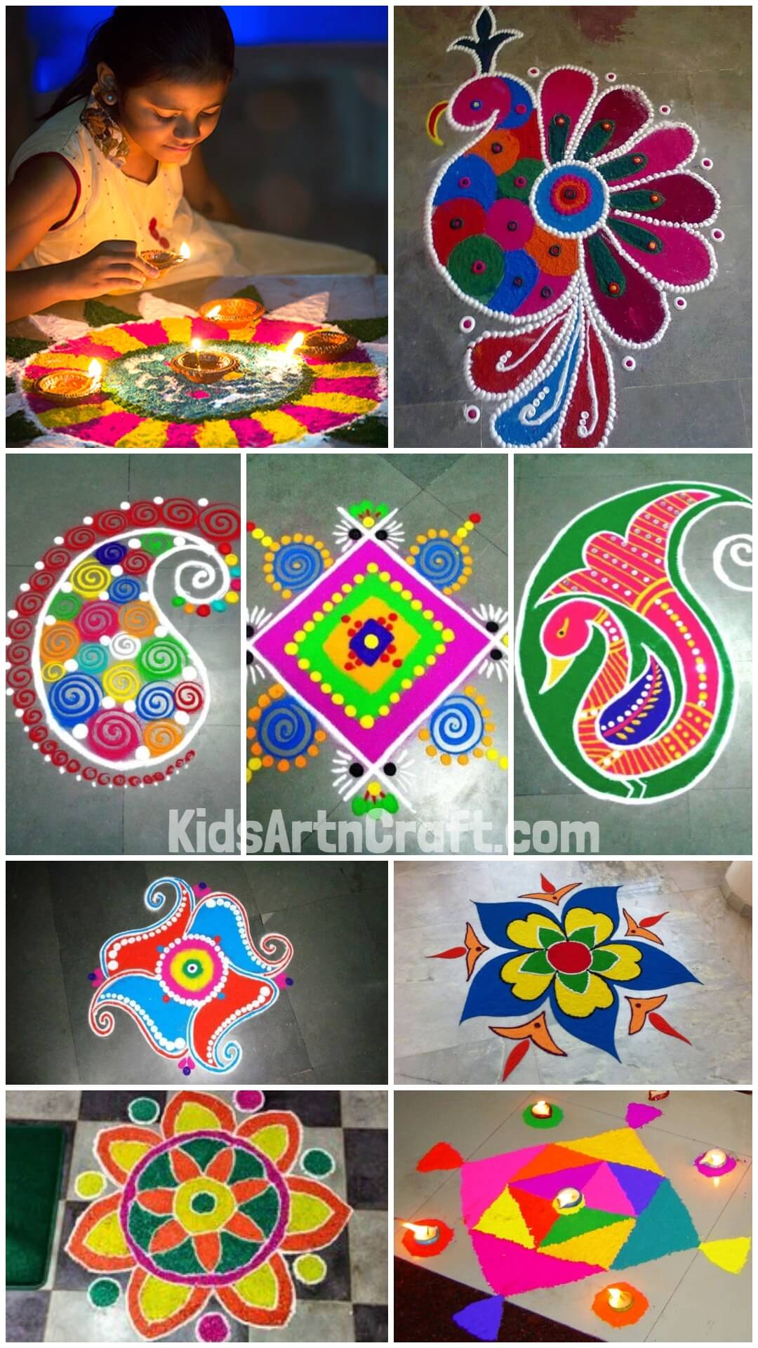 Simple Rangoli Patterns For Kids Simple Rangoli Patterns For Kids