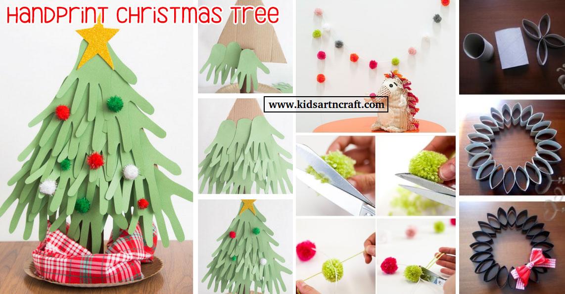 Easy Christmas Craft Ideas for Kids - Step by step tutorials